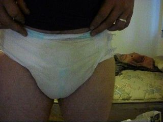 culiando mi pañal masculino